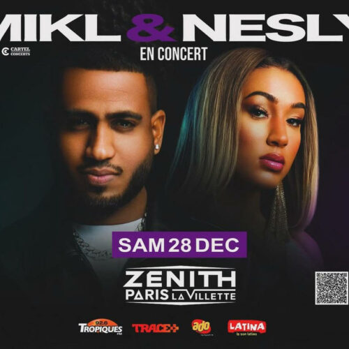 MIKL & NESLY en concert au ZENITH DE PARIS LE 28 DECEMBRE 2024.