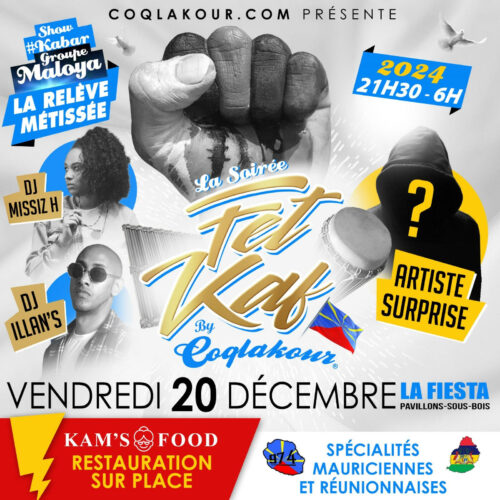 FET KAF by COQLAKOUR le 20 DECEMBRE 2024 A LA FIESTA .